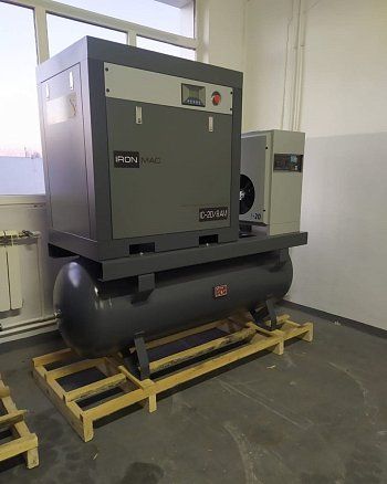 Блочная сборка винтового компрессора